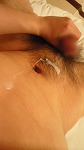 オナニー画像 男 2151番。Yutaの「出ちゃった」。サムネイル。